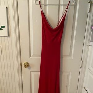 Never worn beautiful Teeze Me floor length red dress Size 6